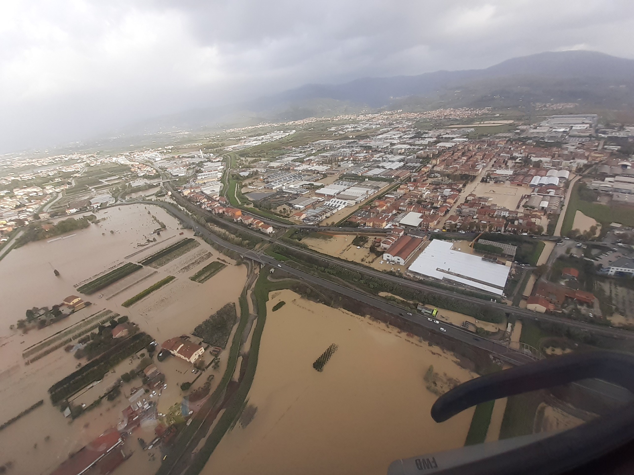Floods in Tuscany, Italy, early November 2023. Photo: Government of Tuscany