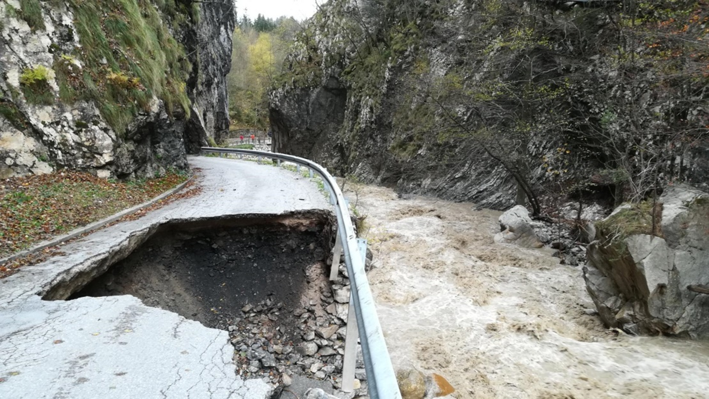 Figure 2: 2018 flash flooding in Slovenia.