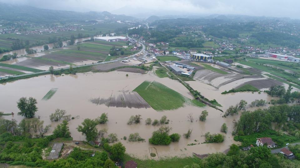 Flooding in Bosnia, May 2019. Credit: Federalna Uprava Civilne Zaštite