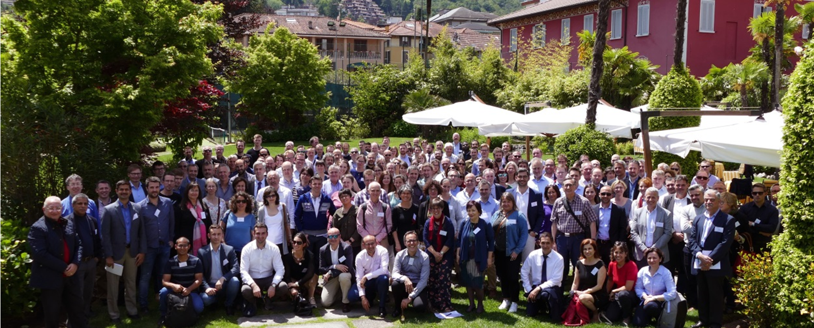 Participants of the Copernicus Emergency Management Service Annual Meeting, Stresa, Italy (Photo courtesy of Stéphane Ourevitch).