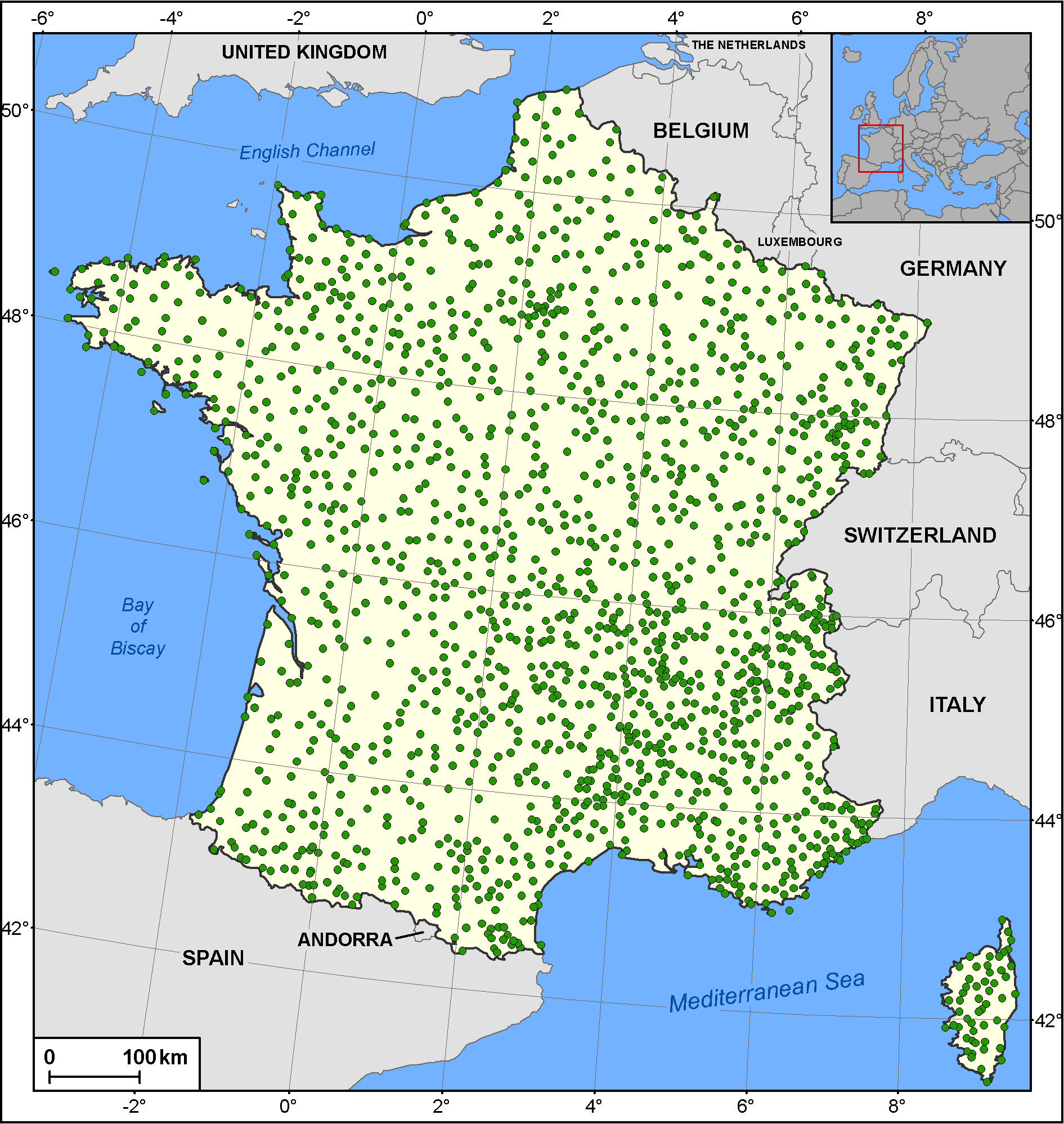 CEMS MDCC integrated meteorological station data from Météo-France